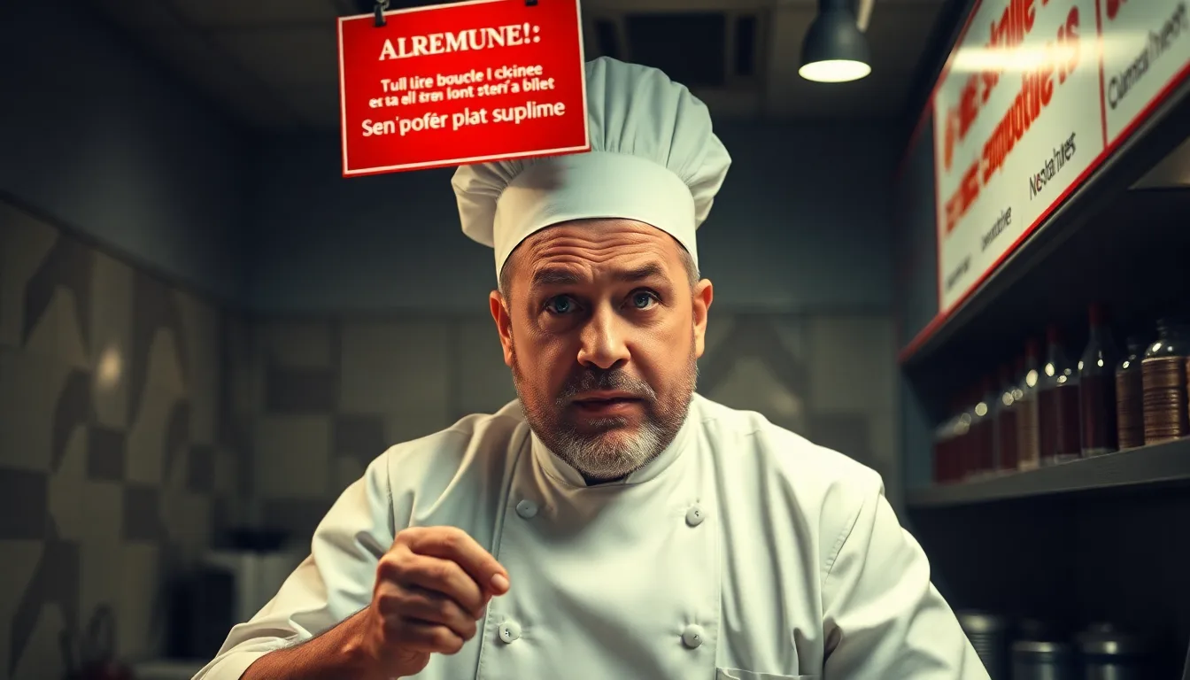 Signe de communication barré avec une assiette vide