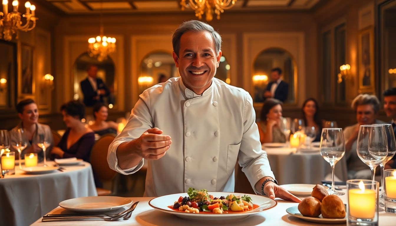 Plat savoureux et élégant