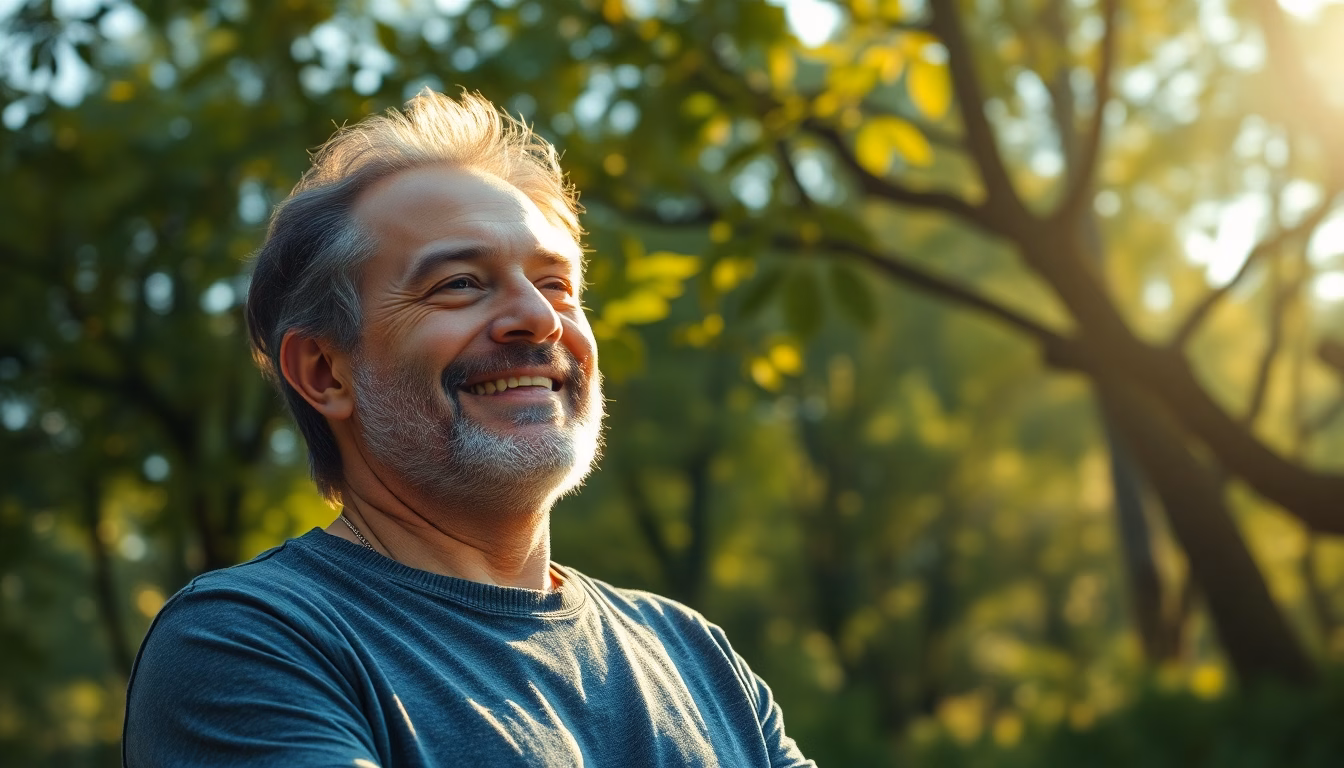 Personne méditant dans un cadre naturel