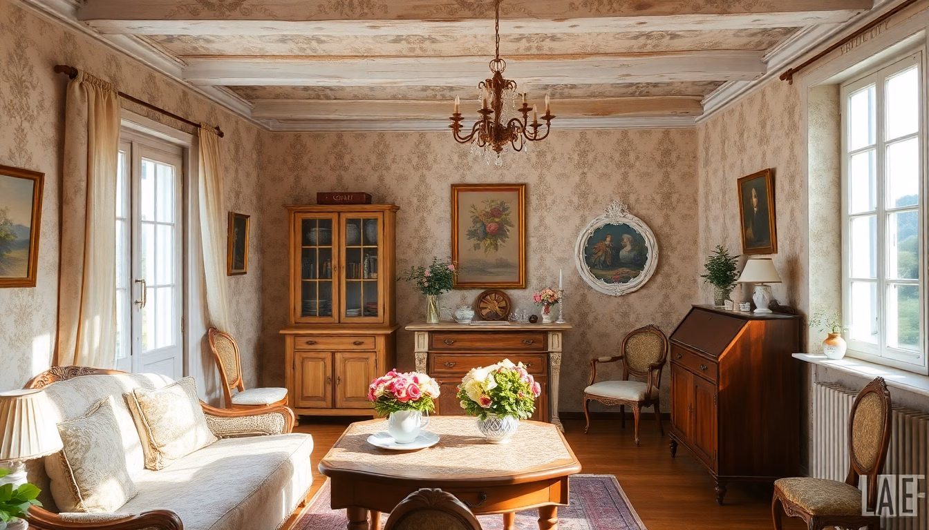 Intérieur de maison élégant inspiré par Alençon