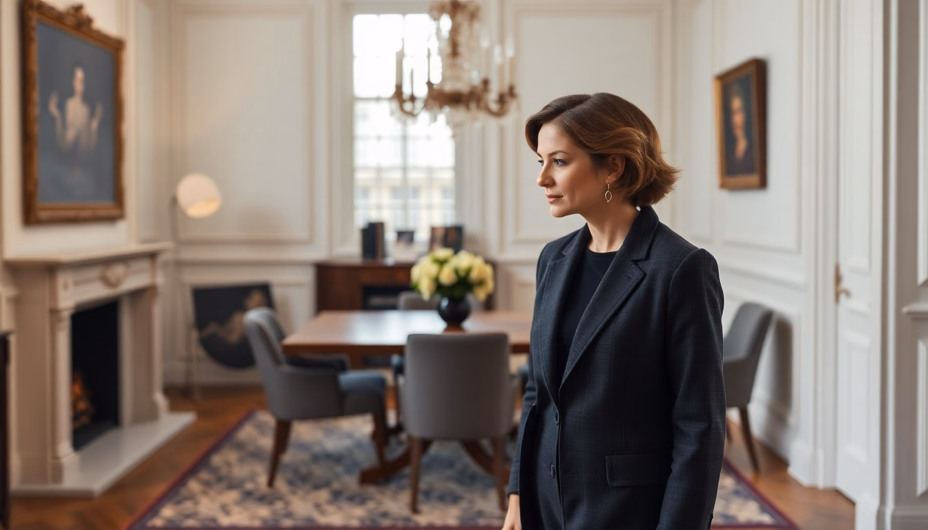 Intérieur élégant de l'Élysée