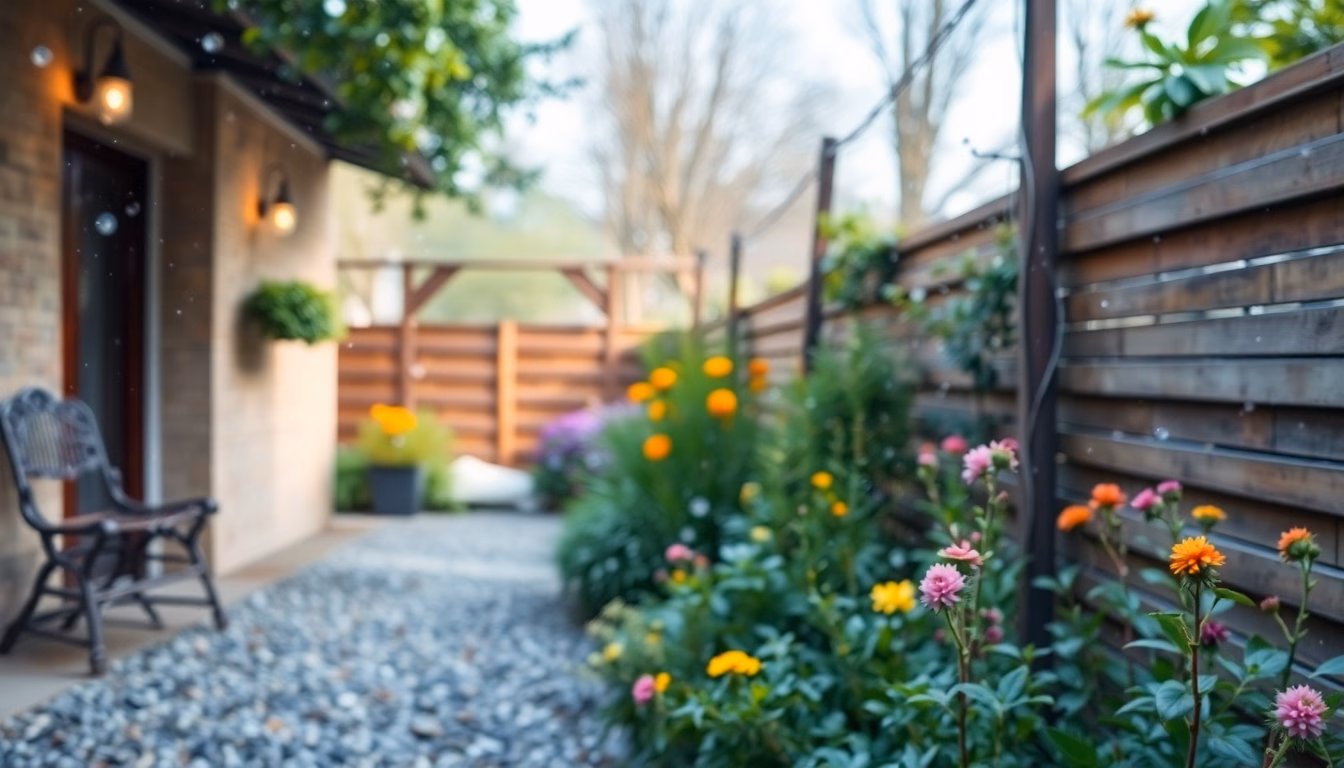 jardinier arrosant plantes