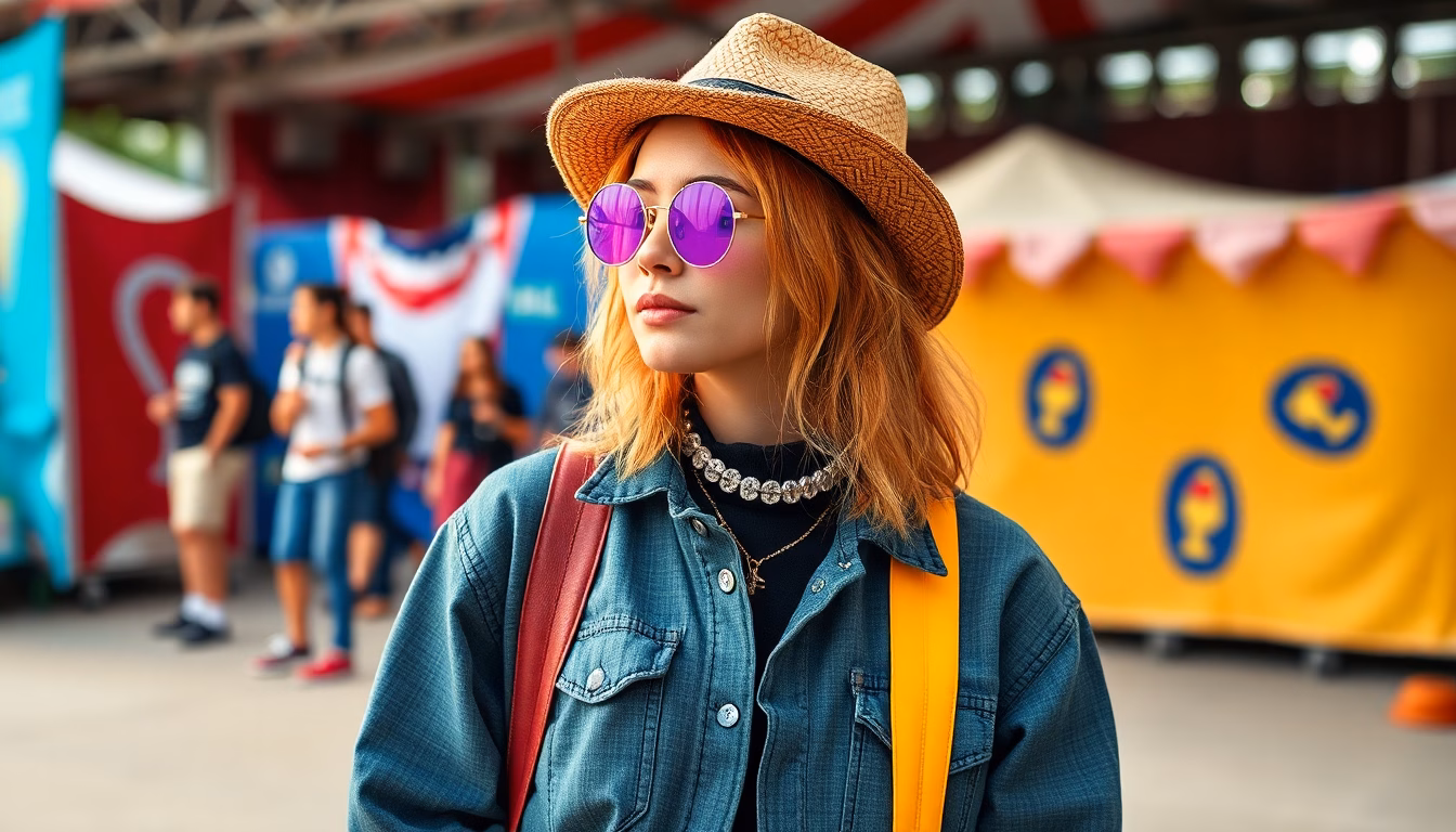 festivaliers tendance aux Vieilles Charrues