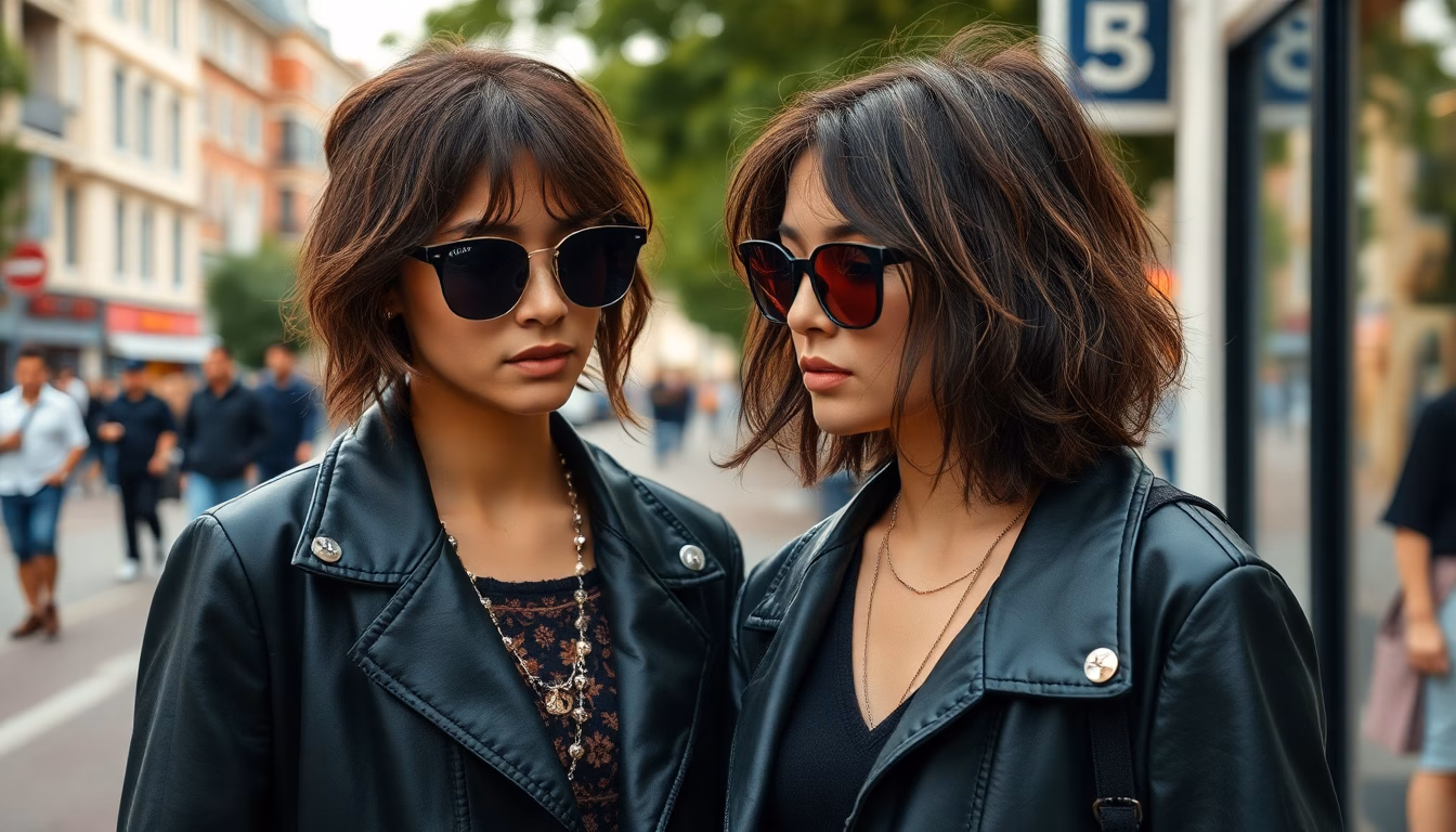 Festival de musique avec des looks tendance