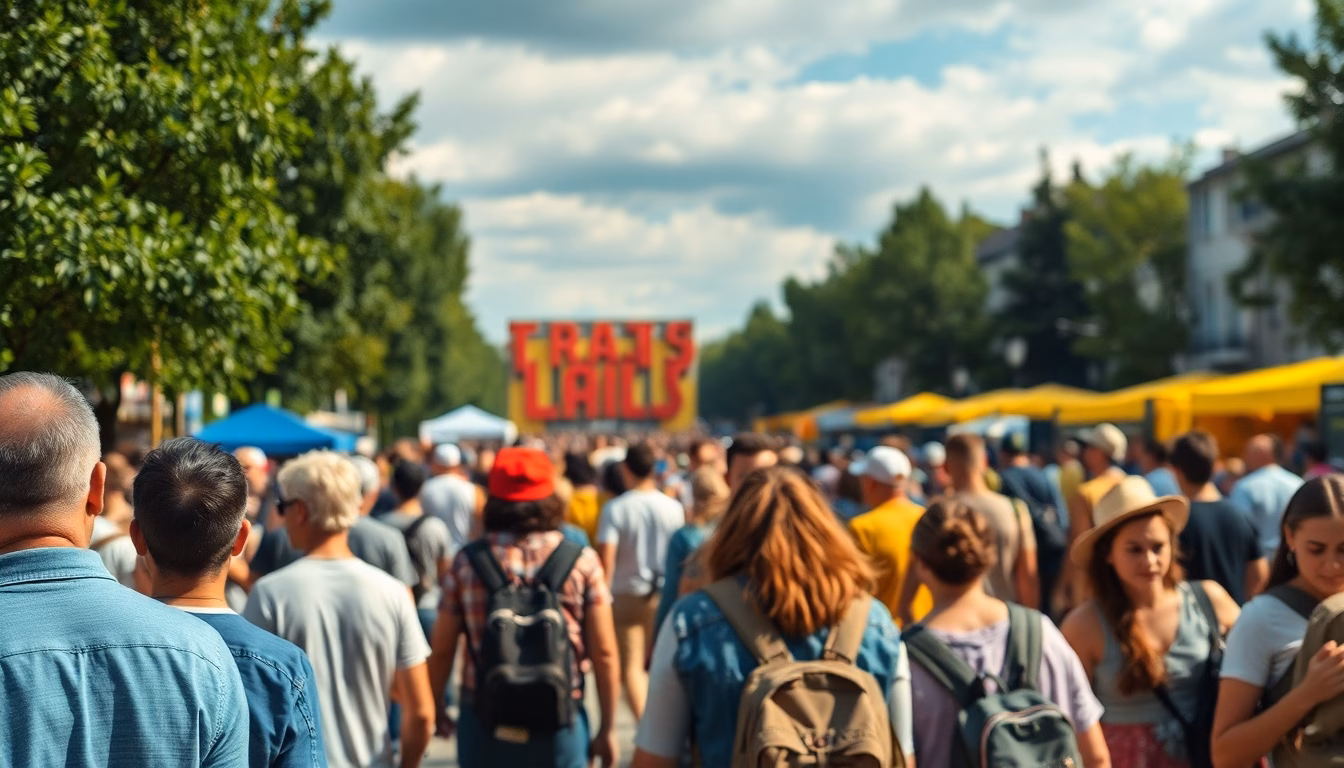 festivaliers stylés aux Vieilles Charrues