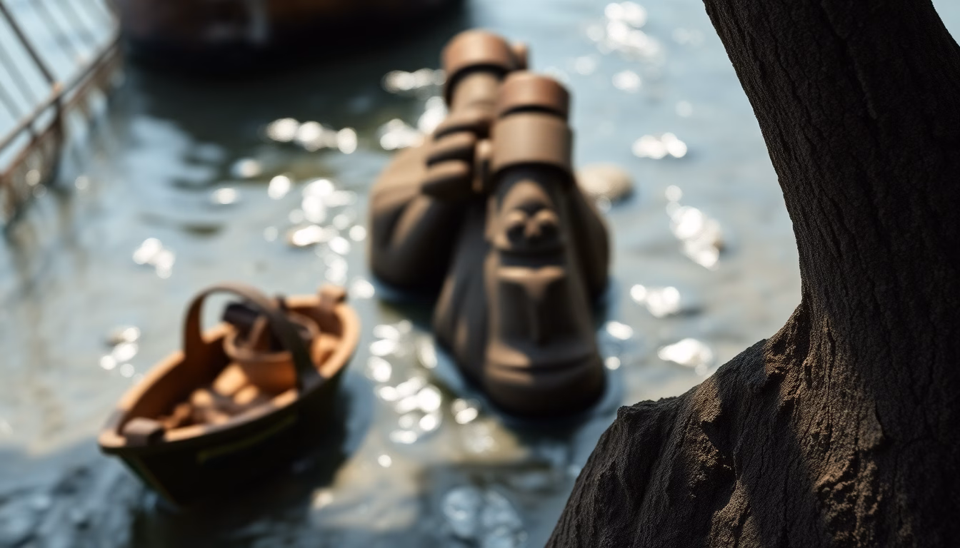 Paysage jamaïcain post-ouragan