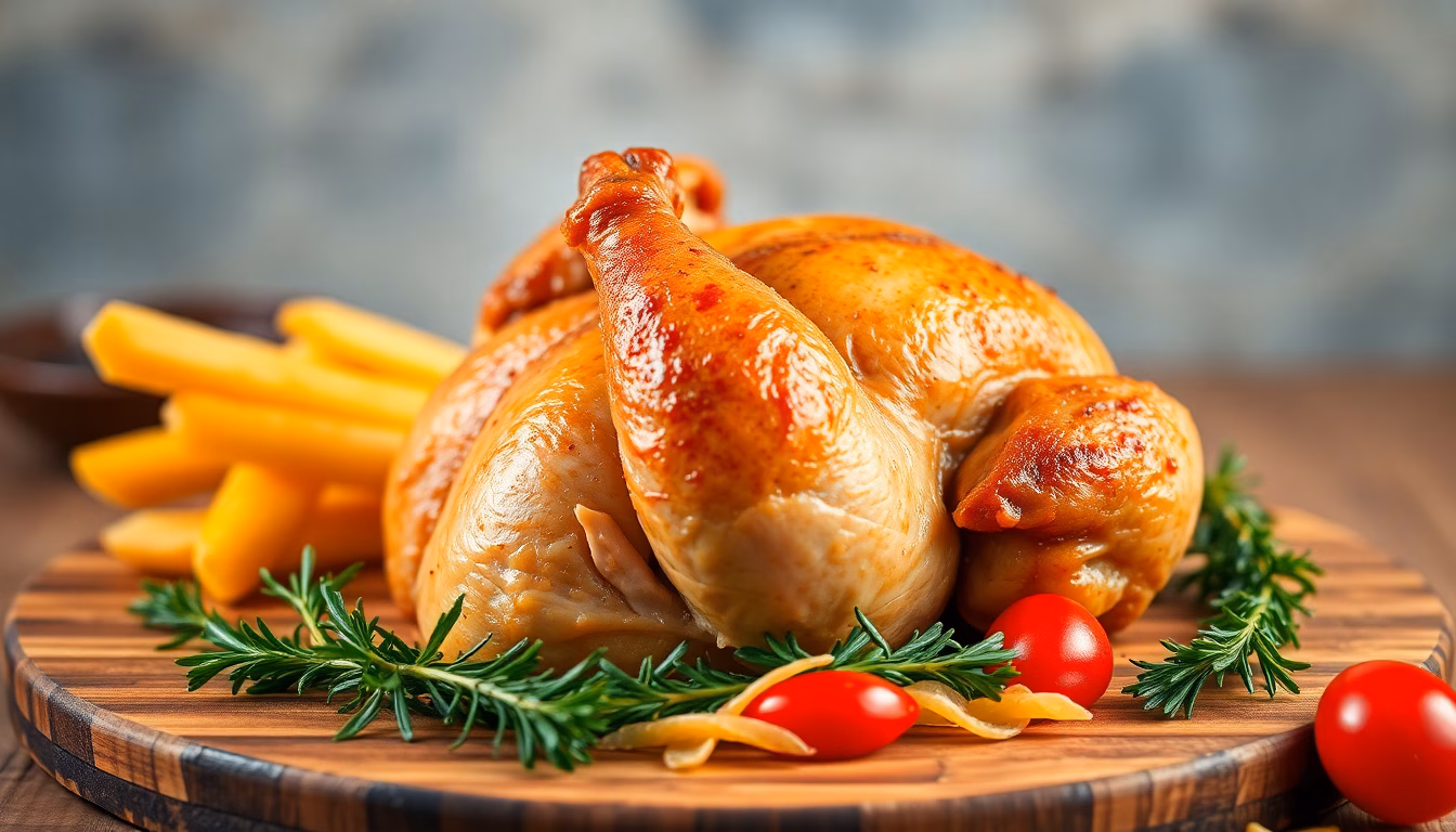 Paquet de poulet avec autocollant de rappel de sécurité