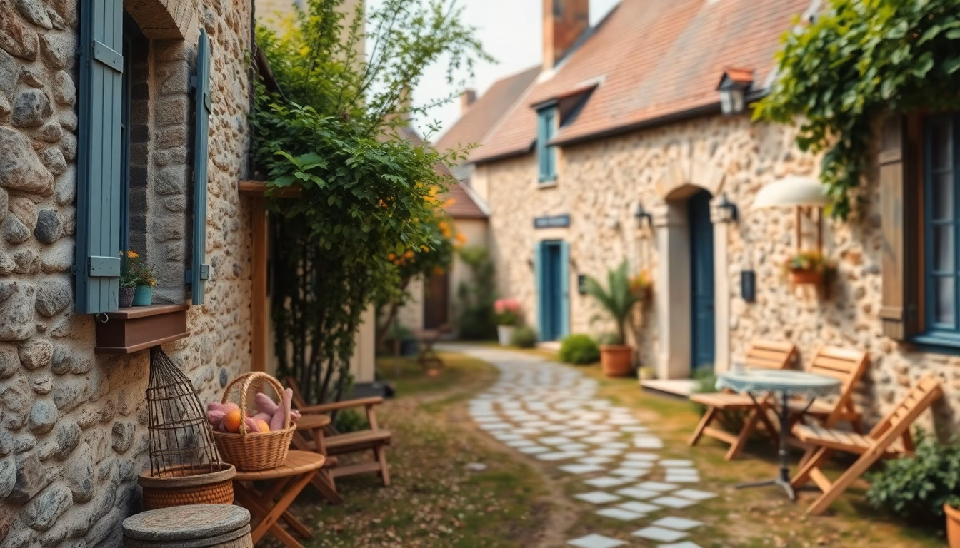 ruelle pittoresque de village