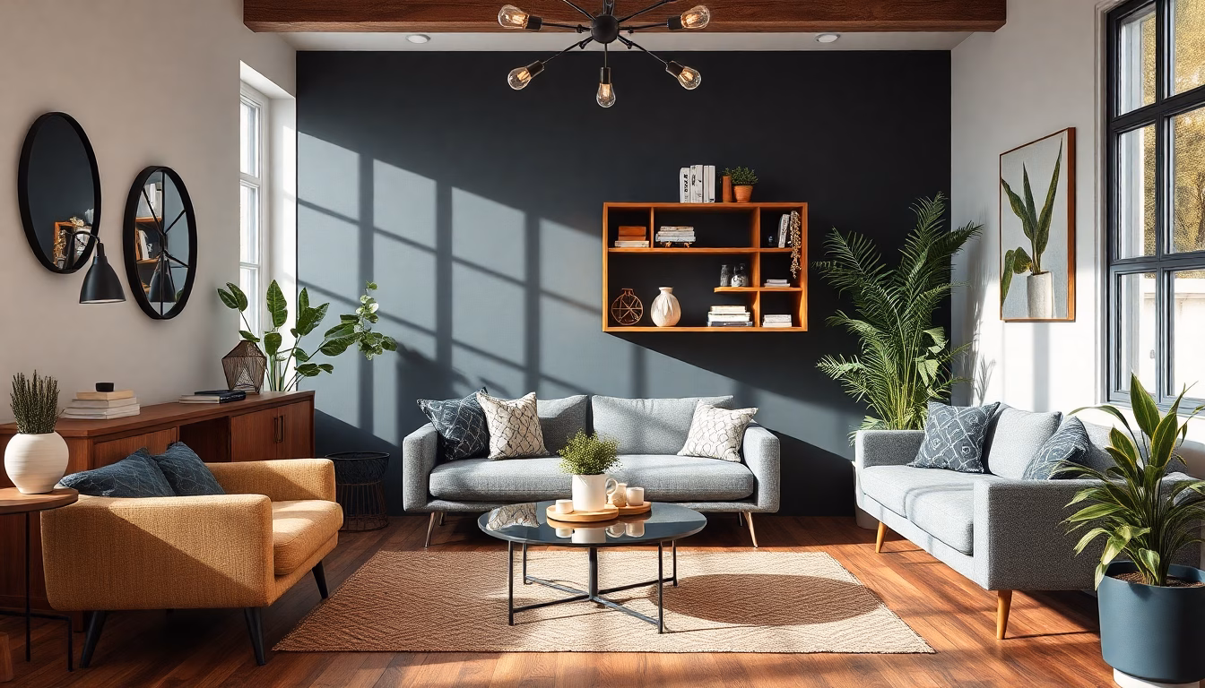 Salon moderne et tendance