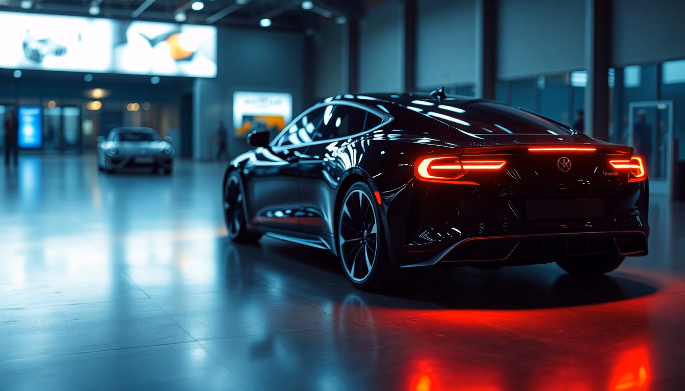 Voiture futuriste innovante