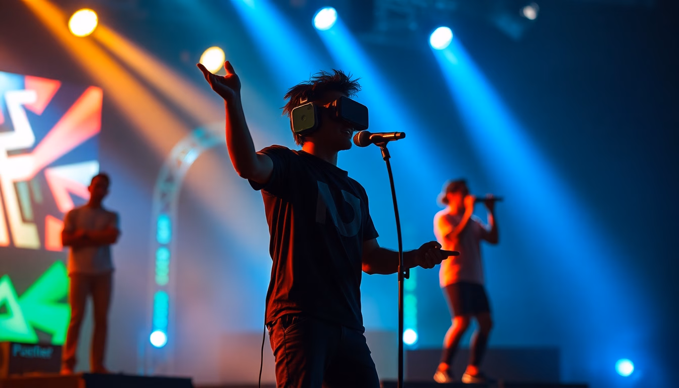 scène de concert NRJ Music Awards technologie