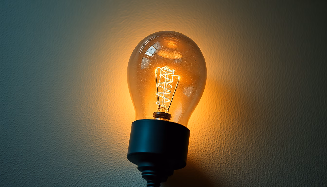 Personne satisfaite devant un compteur électrique avec symboles d'économies