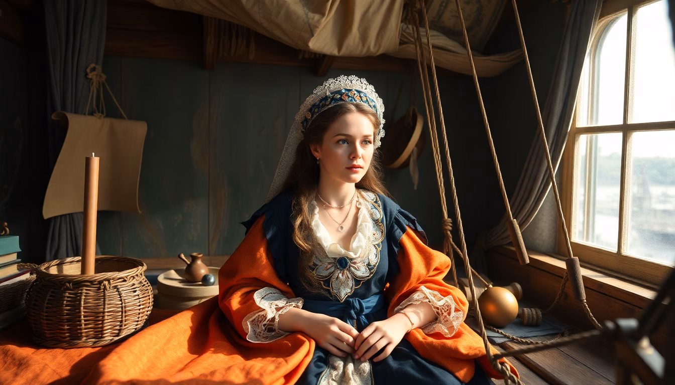 Carte nautique avec point d'interrogation sur la mer