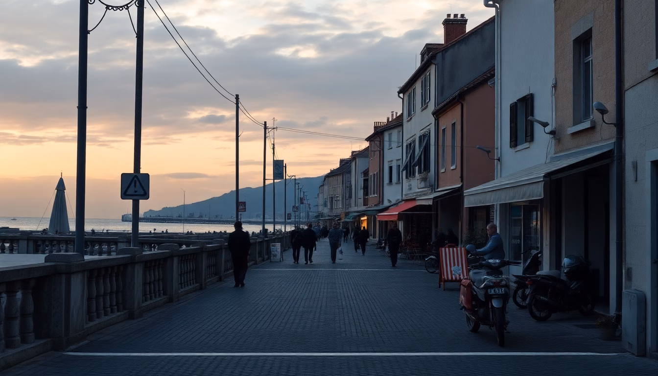 scène d'attentat à Oléron avec forces de l'ordre