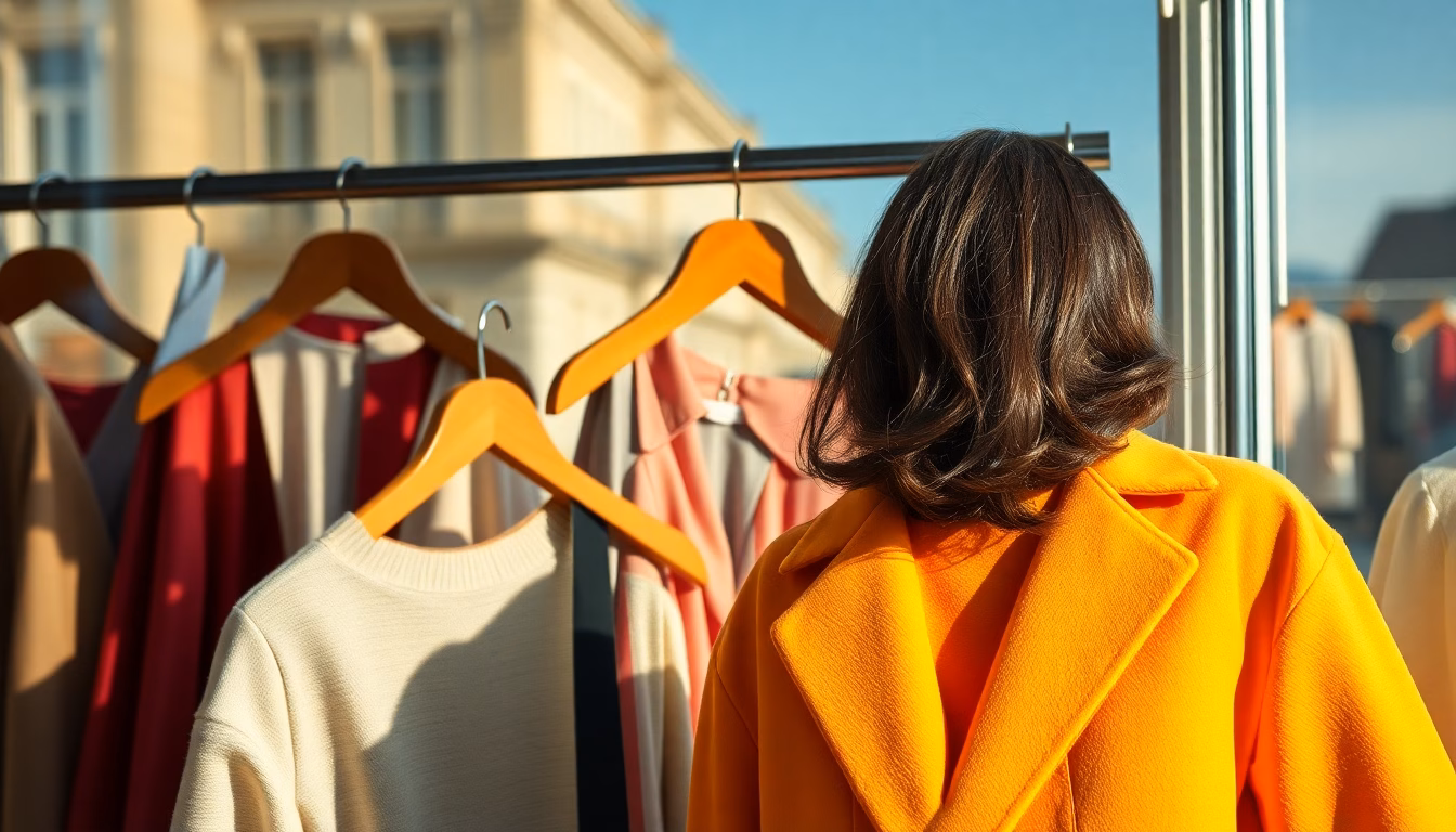 Vitrine de magasin Shein à Paris avec vêtements tendance