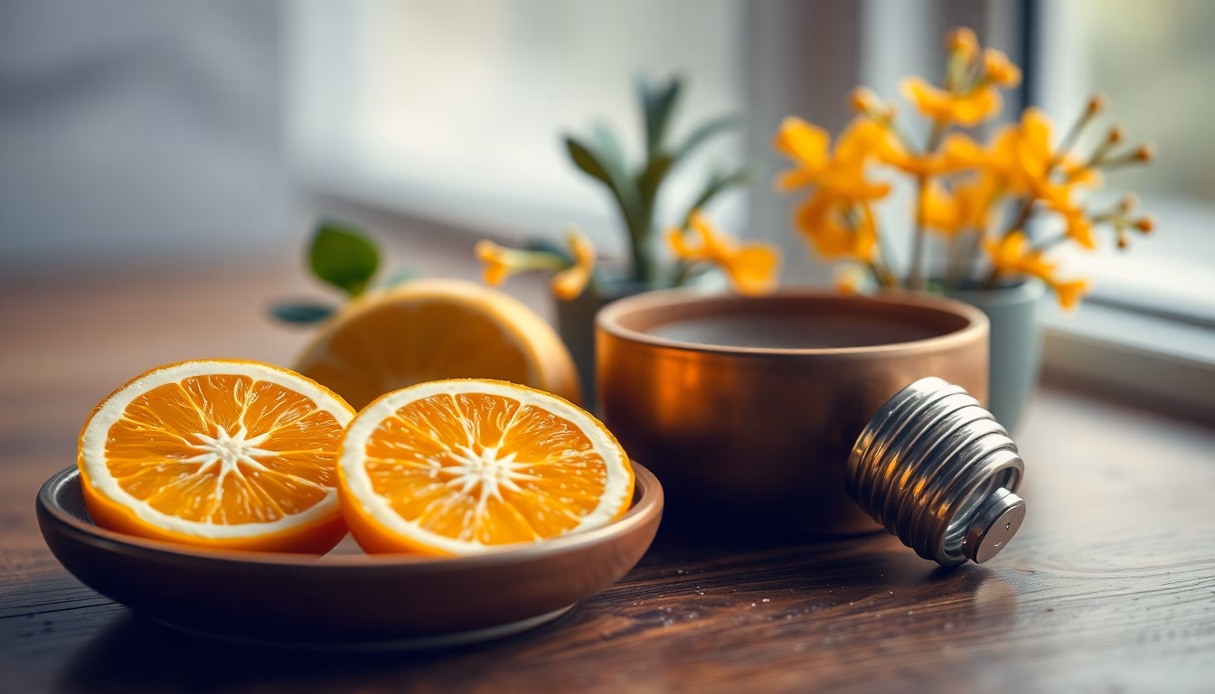 Personne souriante devant un compteur électrique avec symboles d'économies