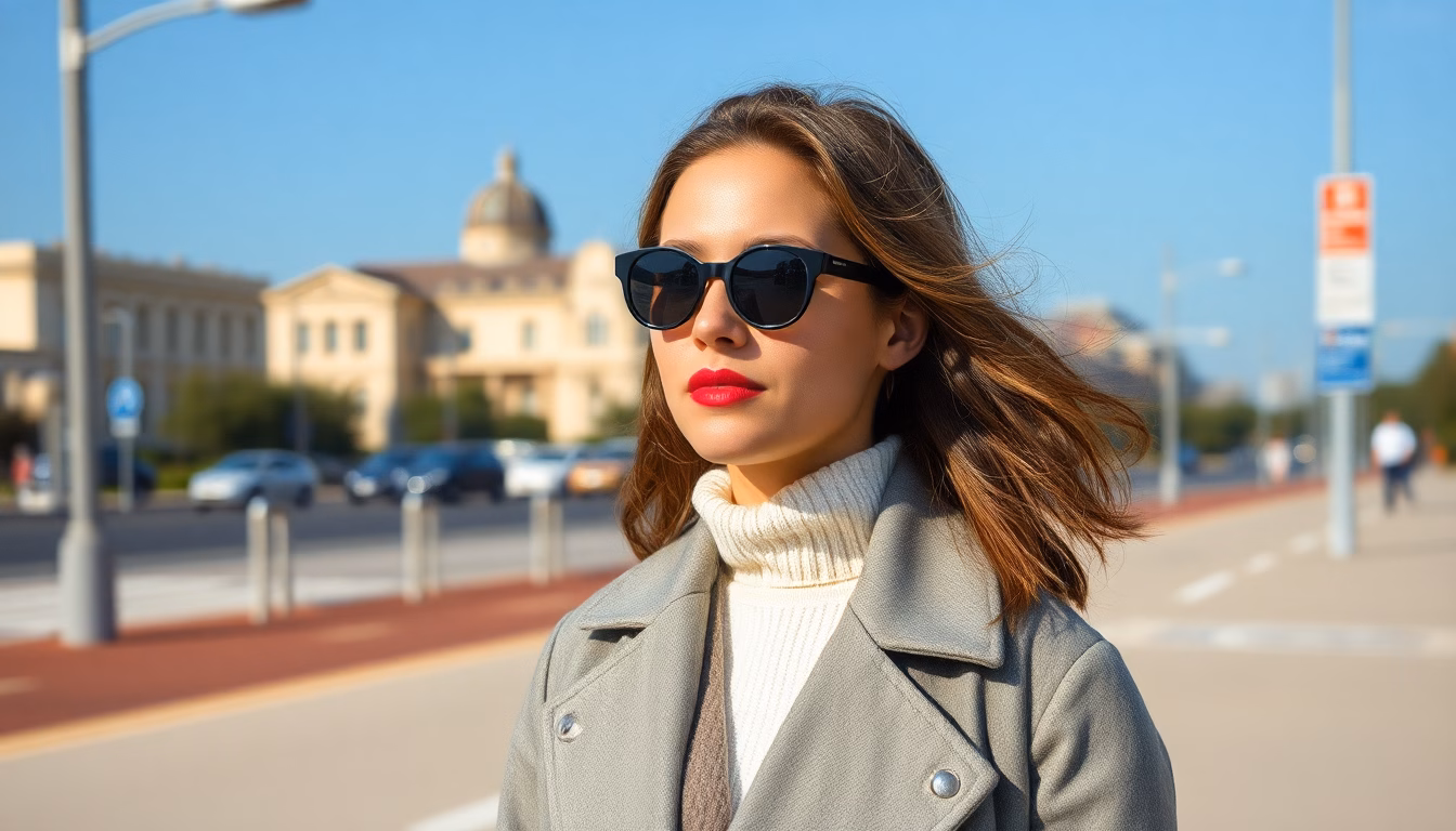 Lea Drucker dans une tenue élégante